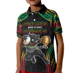 Custom Panthers Champion Grand Final 2024 Kid Polo Shirt With Polynesian Style
