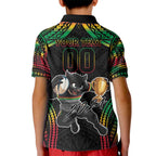 Custom Panthers Champion Grand Final 2024 Kid Polo Shirt With Polynesian Style