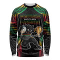 Custom Panthers Champion Grand Final 2024 Long Sleeve Shirt With Polynesian Style
