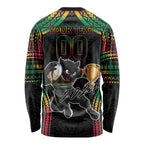 Custom Panthers Champion Grand Final 2024 Long Sleeve Shirt With Polynesian Style