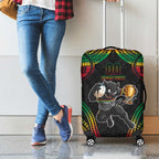 Custom Panthers Champion Grand Final 2024 Luggage Cover With Polynesian Style