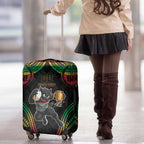 Custom Panthers Champion Grand Final 2024 Luggage Cover With Polynesian Style