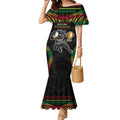 Custom Panthers Champion Grand Final 2024 Mermaid Dress With Polynesian Style