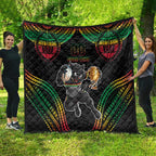 Custom Panthers Champion Grand Final 2024 Quilt With Polynesian Style