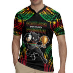 Custom Panthers Champion Grand Final 2024 Rugby Jersey With Polynesian Style