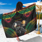 Custom Panthers Champion Grand Final 2024 Sarong With Polynesian Style