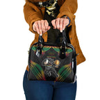 Custom Panthers Champion Grand Final 2024 Shoulder Handbag With Polynesian Style