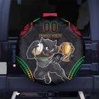 Custom Panthers Champion Grand Final 2024 Spare Tire Cover With Polynesian Style