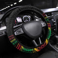 Panthers Champion Grand Final 2024 Steering Wheel Cover With Polynesian Style