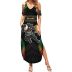 Custom Panthers Champion Grand Final 2024 Summer Maxi Dress With Polynesian Style