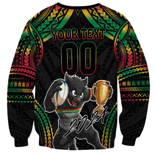 Custom Panthers Champion Grand Final 2024 Sweatshirt With Polynesian Style