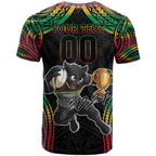 Custom Panthers Champion Grand Final 2024 T Shirt With Polynesian Style