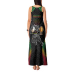 Custom Panthers Champion Grand Final 2024 Tank Maxi Dress With Polynesian Style