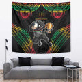 Custom Panthers Champion Grand Final 2024 Tapestry With Polynesian Style