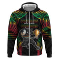 Custom Panthers Champion Grand Final 2024 Zip Hoodie With Polynesian Style
