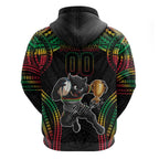 Custom Panthers Champion Grand Final 2024 Zip Hoodie With Polynesian Style