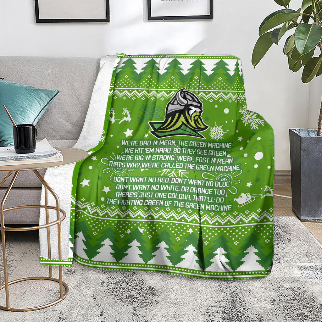 raiders-rugby-blanket-the-mighty-green-machine-2023-christmas-vibe