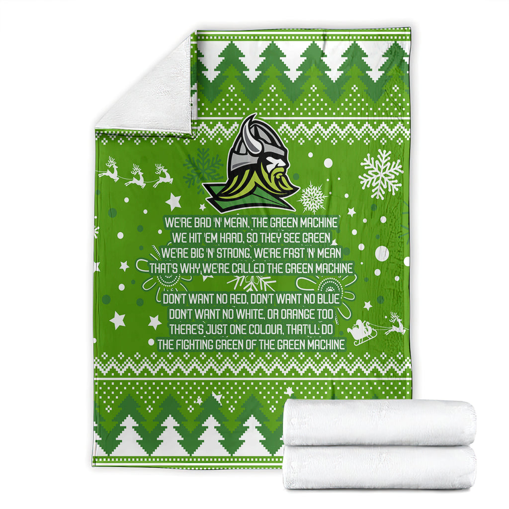 raiders-rugby-blanket-the-mighty-green-machine-2023-christmas-vibe