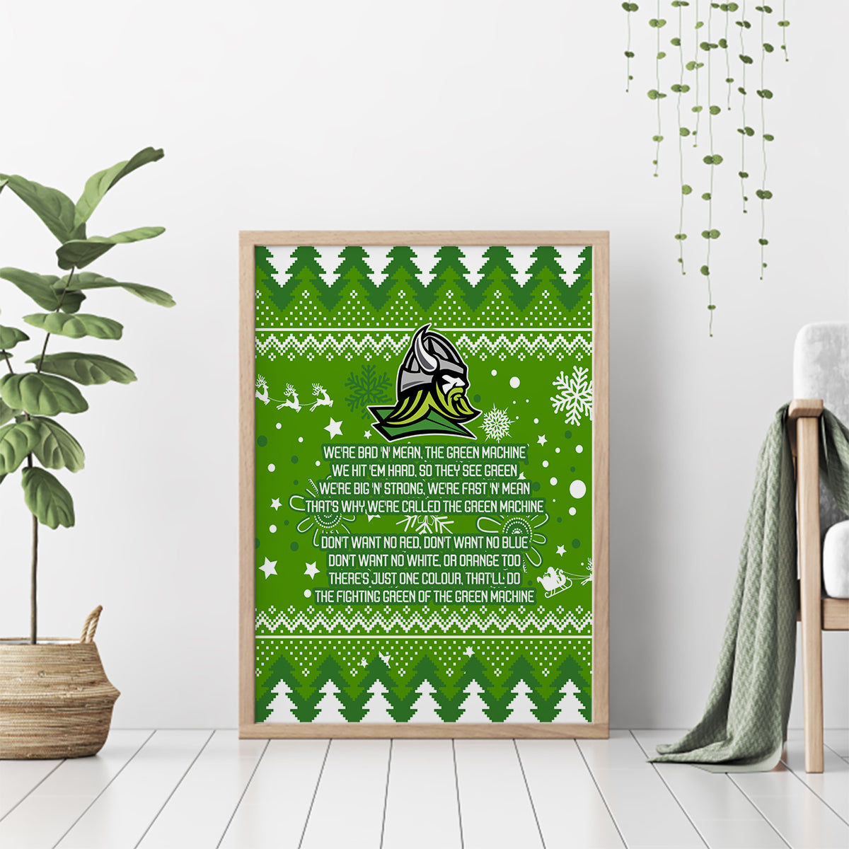 raiders-rugby-canvas-wall-art-the-mighty-green-machine-2023-christmas-vibe