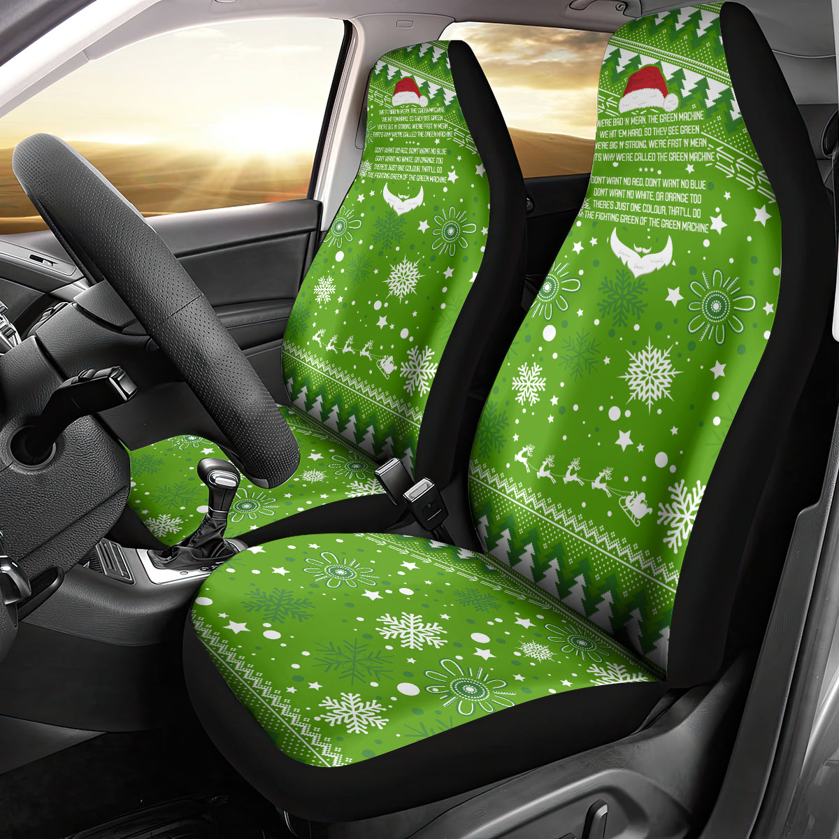 raiders-rugby-car-seat-cover-the-mighty-green-machine-2023-christmas-vibe