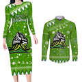 raiders-rugby-couples-matching-long-sleeve-bodycon-dress-and-long-sleeve-button-shirt-the-mighty-green-machine-2023-christmas-vibe