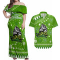 raiders-rugby-couples-matching-off-shoulder-maxi-dress-and-hawaiian-shirt-the-mighty-green-machine-2023-christmas-vibe