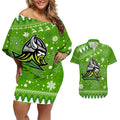 raiders-rugby-couples-matching-off-shoulder-short-dress-and-hawaiian-shirt-the-mighty-green-machine-2023-christmas-vibe