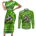raiders-rugby-couples-matching-short-sleeve-bodycon-dress-and-long-sleeve-button-shirt-the-mighty-green-machine-2023-christmas-vibe
