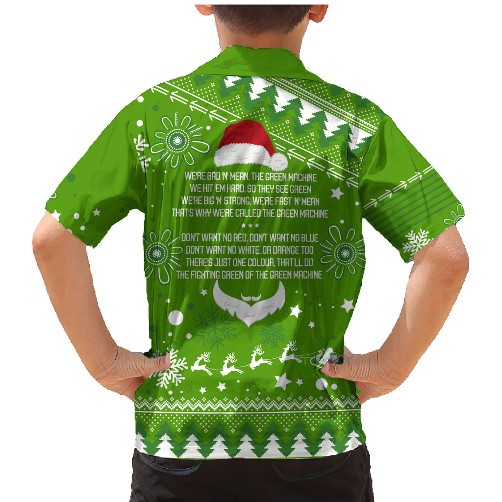 raiders-rugby-family-matching-mermaid-dress-and-hawaiian-shirt-the-mighty-green-machine-2023-christmas-vibe