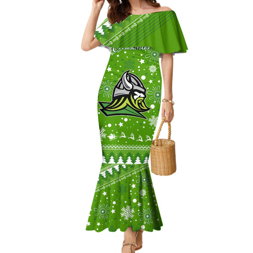 raiders-rugby-family-matching-mermaid-dress-and-hawaiian-shirt-the-mighty-green-machine-2023-christmas-vibe