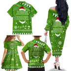 raiders-rugby-family-matching-off-shoulder-long-sleeve-dress-and-hawaiian-shirt-the-mighty-green-machine-2023-christmas-vibe