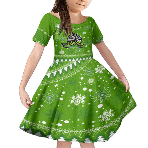 raiders-rugby-family-matching-off-shoulder-short-dress-and-hawaiian-shirt-the-mighty-green-machine-2023-christmas-vibe