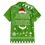 raiders-rugby-family-matching-off-shoulder-short-dress-and-hawaiian-shirt-the-mighty-green-machine-2023-christmas-vibe