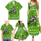 raiders-rugby-family-matching-summer-maxi-dress-and-hawaiian-shirt-the-mighty-green-machine-2023-christmas-vibe