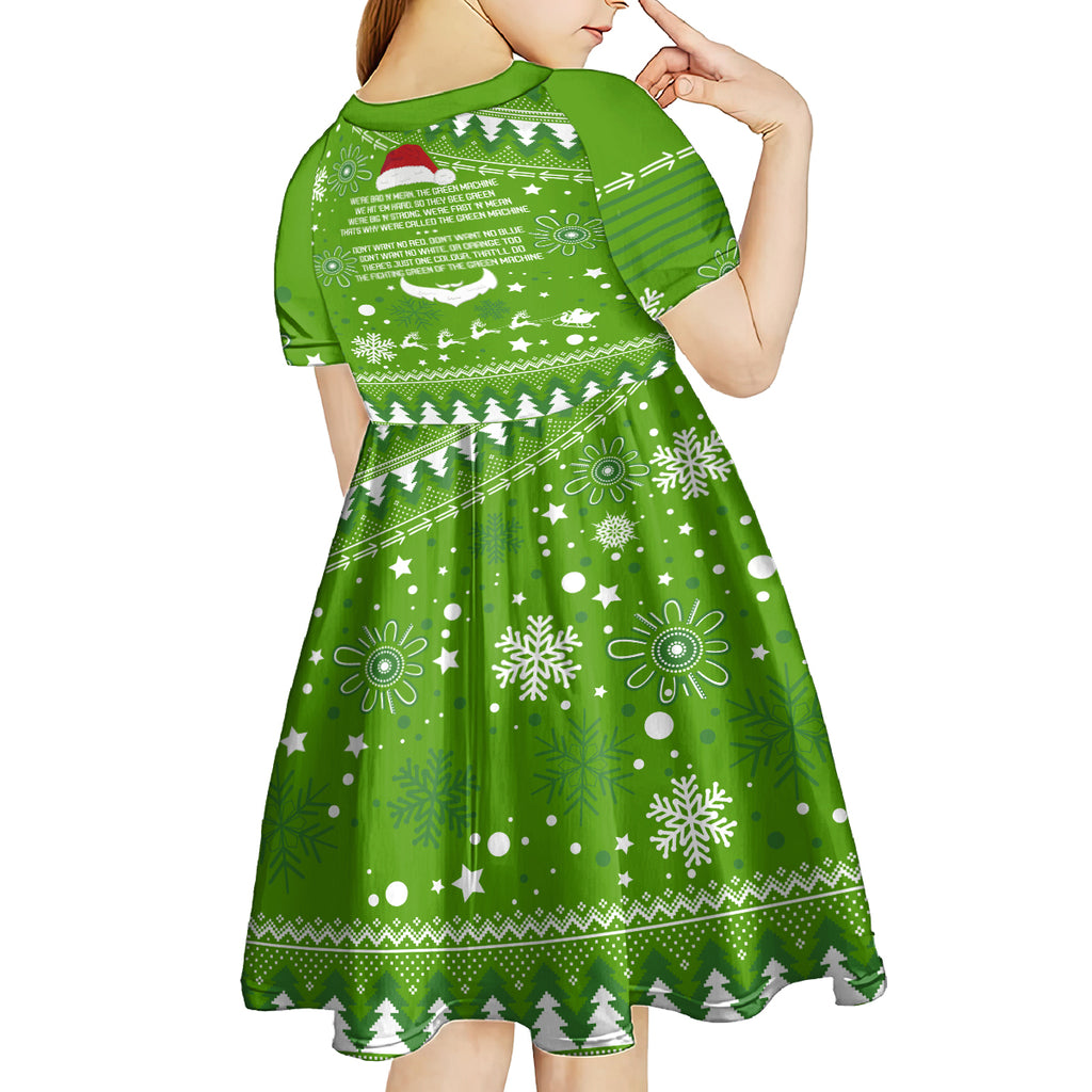 raiders-rugby-kid-short-sleeve-dress-the-mighty-green-machine-2023-christmas-vibe