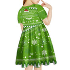 raiders-rugby-kid-short-sleeve-dress-the-mighty-green-machine-2023-christmas-vibe