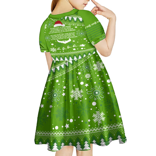 raiders-rugby-kid-short-sleeve-dress-the-mighty-green-machine-2023-christmas-vibe