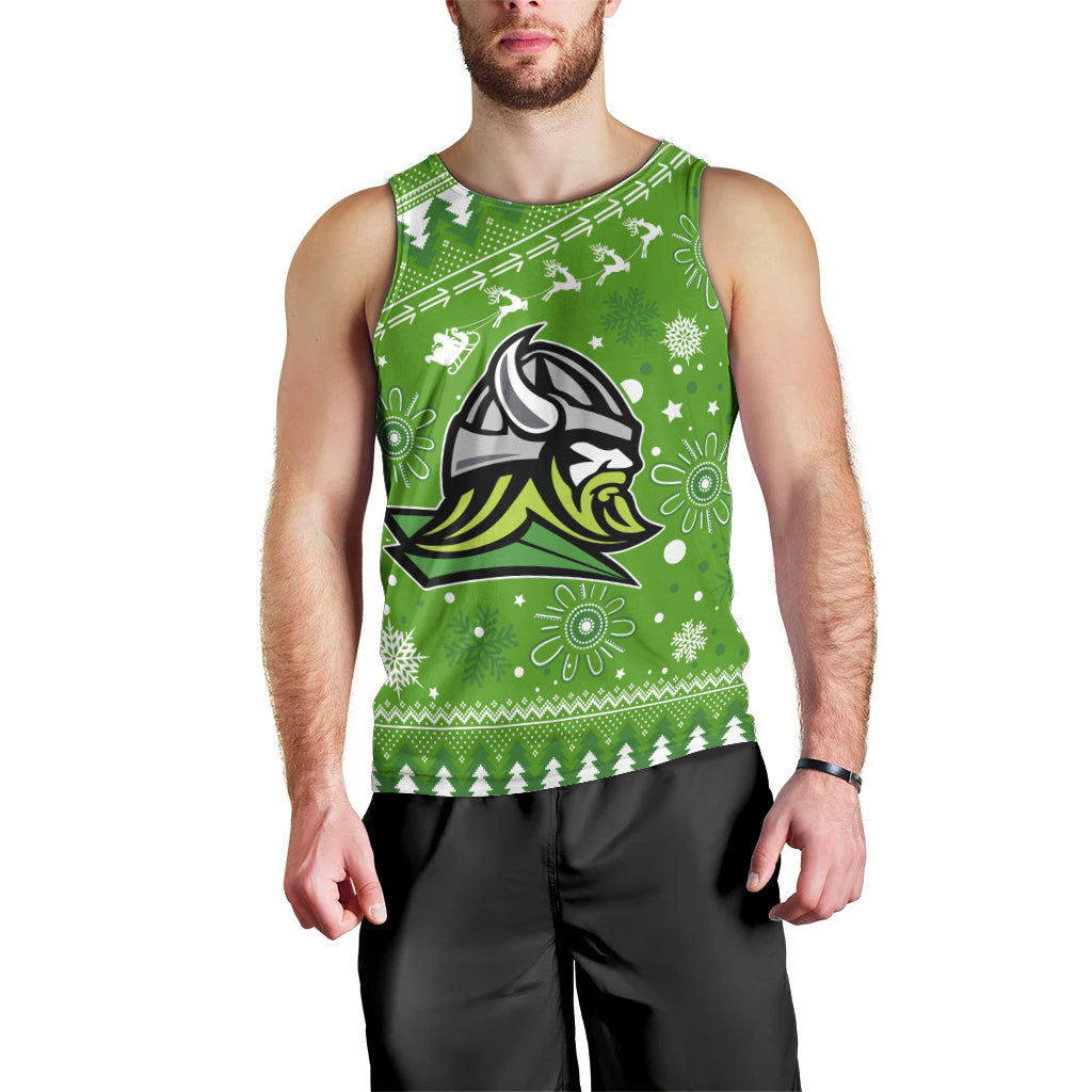 raiders-rugby-men-tank-top-the-mighty-green-machine-2023-christmas-vibe