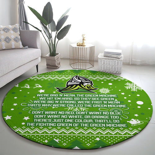 raiders-rugby-round-carpet-the-mighty-green-machine-2023-christmas-vibe