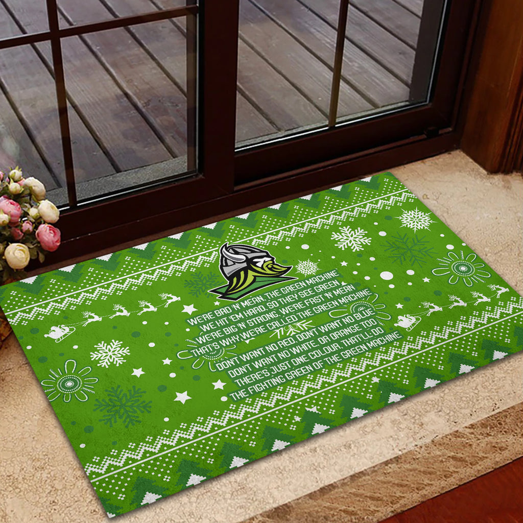raiders-rugby-rubber-doormat-the-mighty-green-machine-2023-christmas-vibe