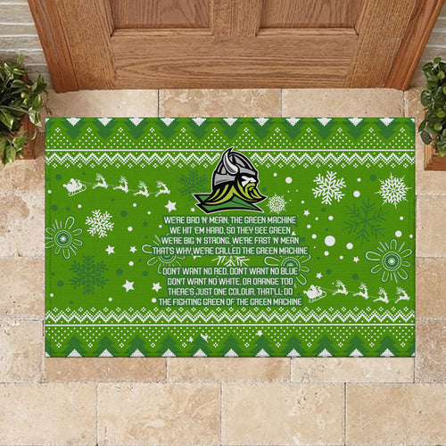 raiders-rugby-rubber-doormat-the-mighty-green-machine-2023-christmas-vibe
