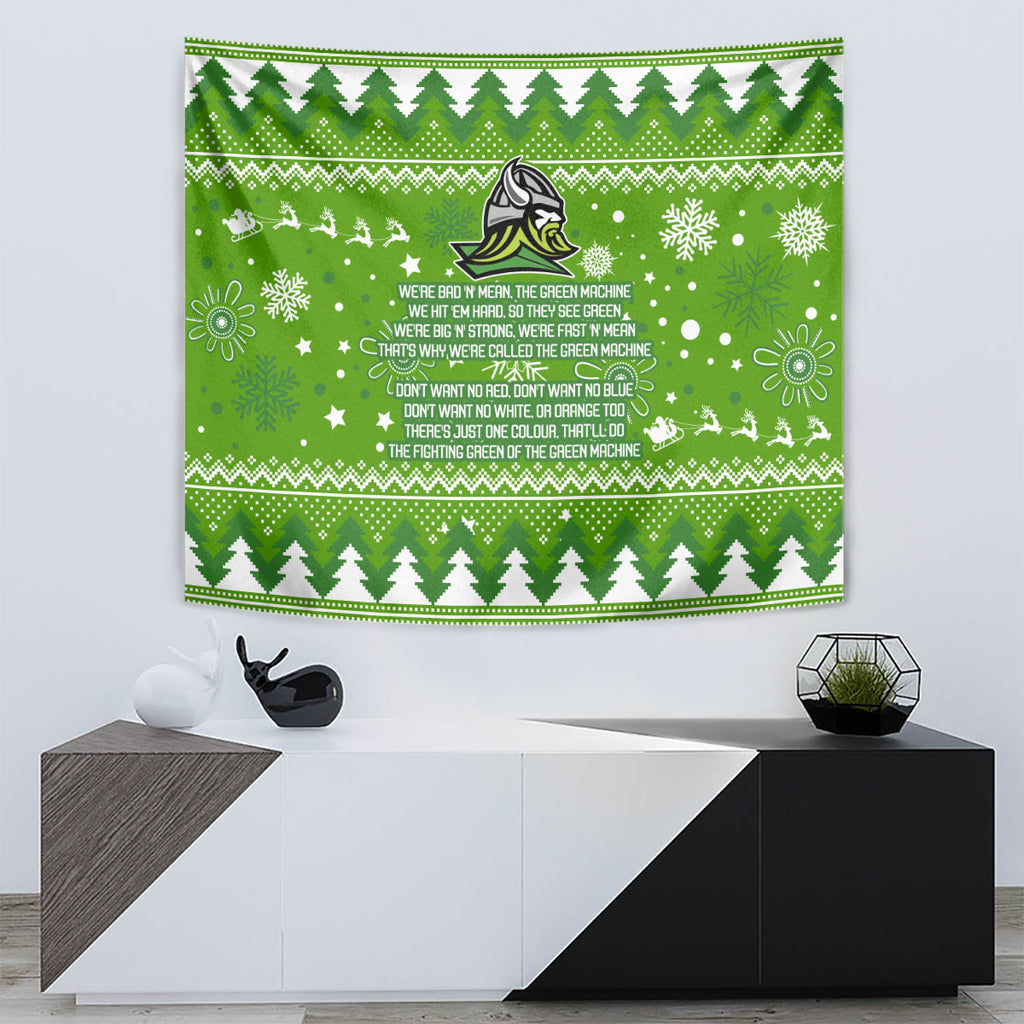 raiders-rugby-tapestry-the-mighty-green-machine-2023-christmas-vibe