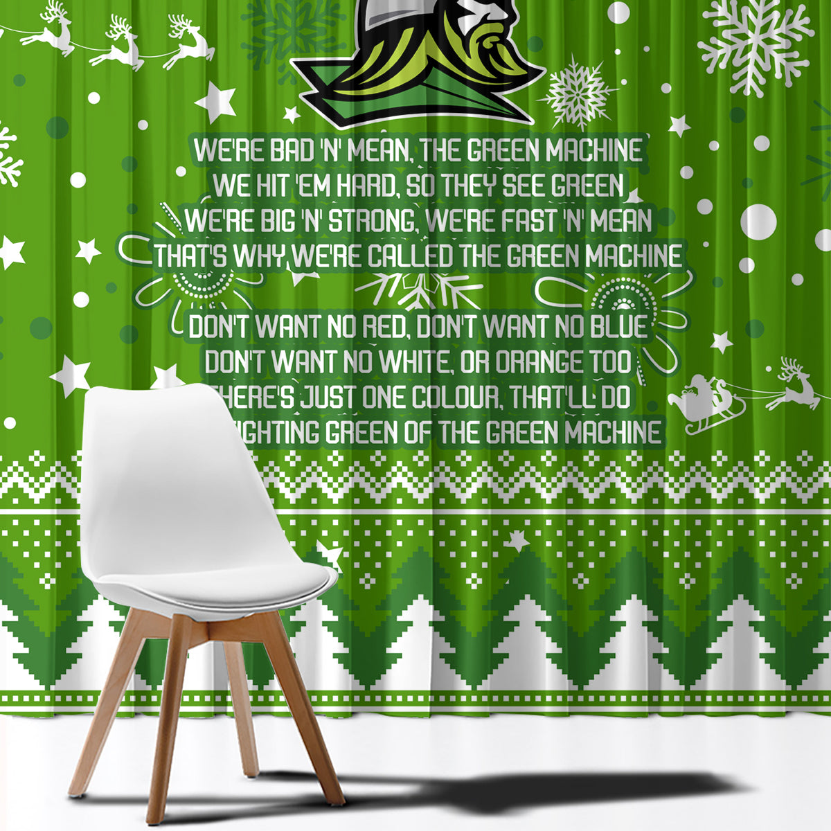raiders-rugby-window-curtain-the-mighty-green-machine-2023-christmas-vibe