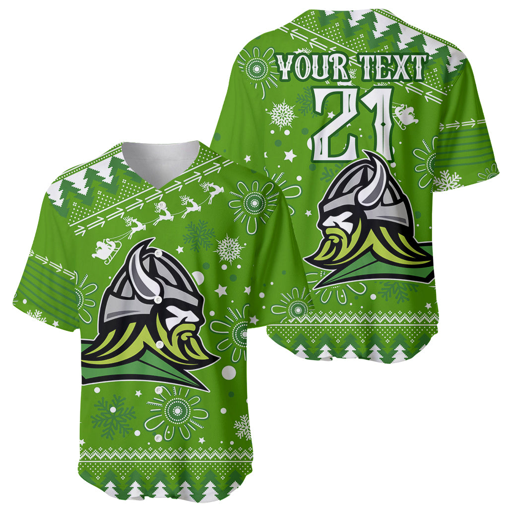 custom-raiders-rugby-baseball-jersey-the-mighty-green-machine-2023-christmas-vibe