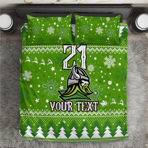 custom-raiders-rugby-bedding-set-the-mighty-green-machine-2023-christmas-vibe