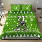 custom-raiders-rugby-bedding-set-the-mighty-green-machine-2023-christmas-vibe