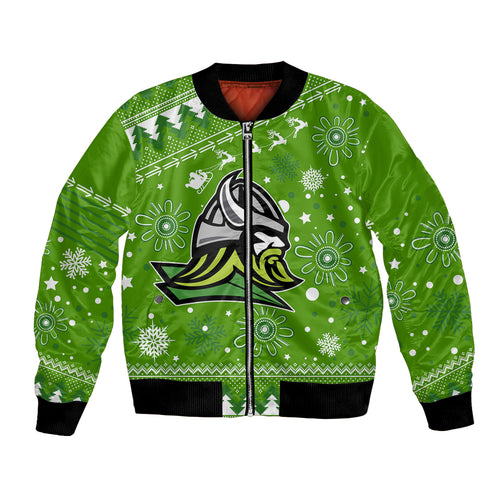 custom-raiders-rugby-bomber-jacket-the-mighty-green-machine-2023-christmas-vibe