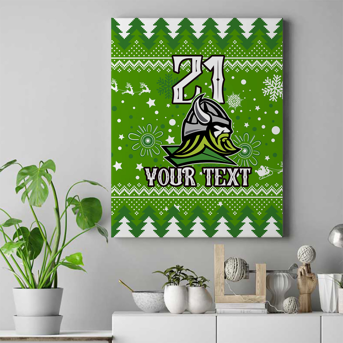 custom-raiders-rugby-canvas-wall-art-the-mighty-green-machine-2023-christmas-vibe