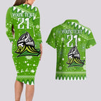 custom-raiders-rugby-couples-matching-long-sleeve-bodycon-dress-and-hawaiian-shirt-the-mighty-green-machine-2023-christmas-vibe