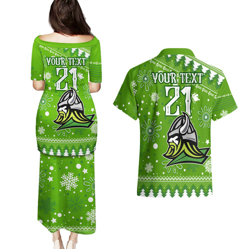 custom-raiders-rugby-couples-matching-puletasi-dress-and-hawaiian-shirt-the-mighty-green-machine-2023-christmas-vibe